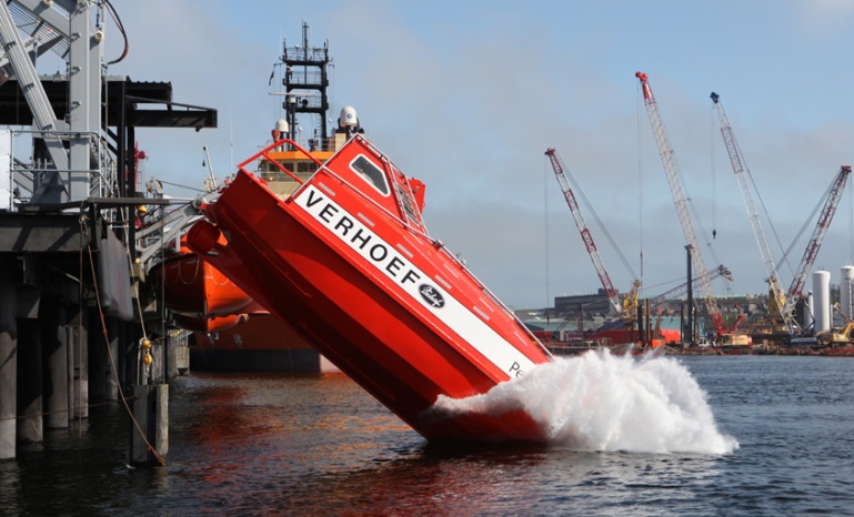 Petrofac Training Verhoef freefall lifeboat